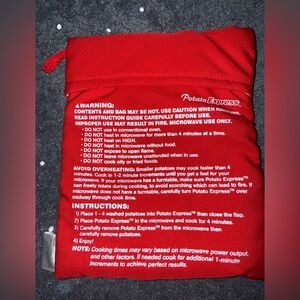 Microwave Bag - Red